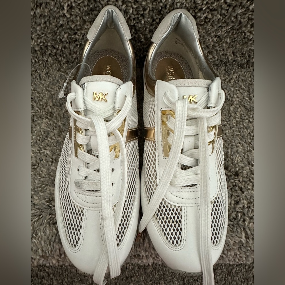 Michael Kors White Tennis Shoes 🤍